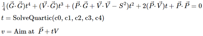 Time of Impact Calculation